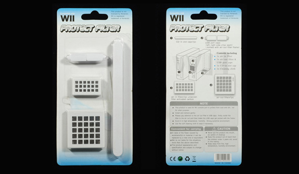 Dust Prevent Cover&Plug for Wii