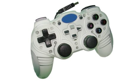 PC/USB 2.4GHz dual shock wirless controller