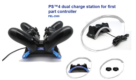 PS4 dual controller charge station