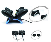 PS4、XBOX One原厂手柄2合1双充充电座