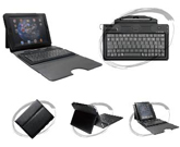 Plastics BT Keyboard with Leather Case for iPad
